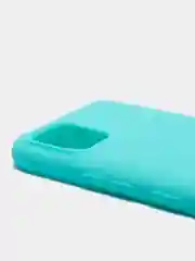 Бирюзовый чехол Realme C11 2020 силиконовый
