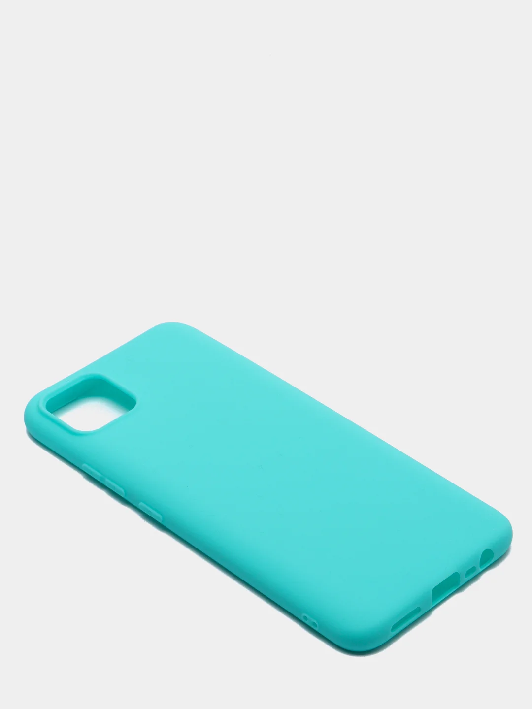 Бирюзовый чехол Realme C11 2020 силиконовый
