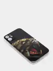 Серый чехол Apple iPhone 11 чехол силиконовый с рисунком