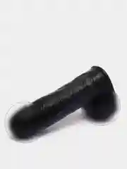 Черный мыло фигурное 18+ в форме члена  12 см