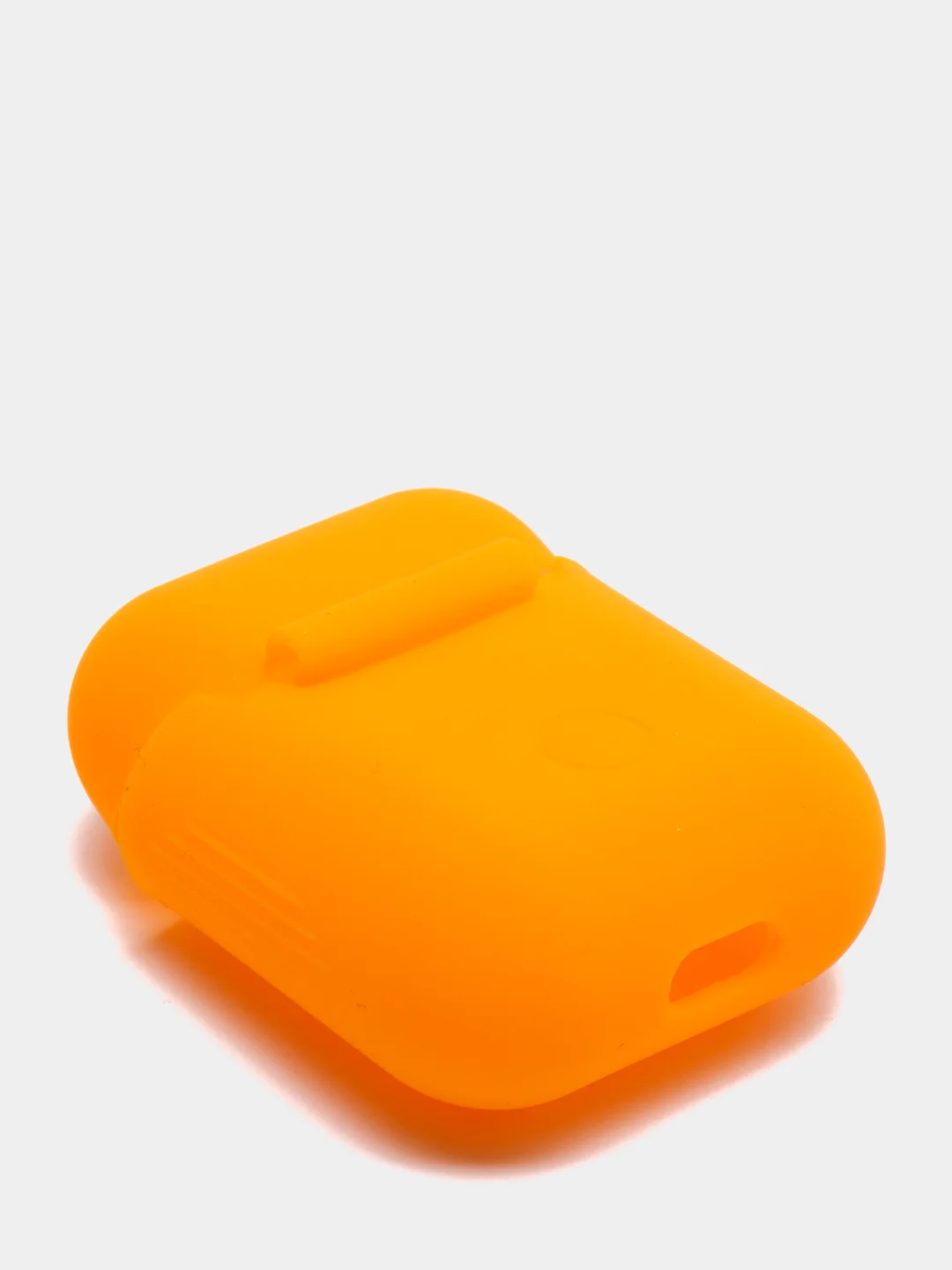 Оранжевый силиконовый чехол для наушников AirPods 1, 2