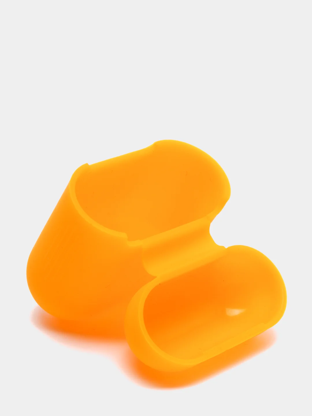 Оранжевый силиконовый чехол для наушников AirPods 1, 2