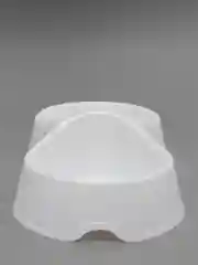 Белый миска для кошек и собак, двойная