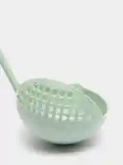 Мятный половник-шумовка со сливом, 27 х 7,8 см