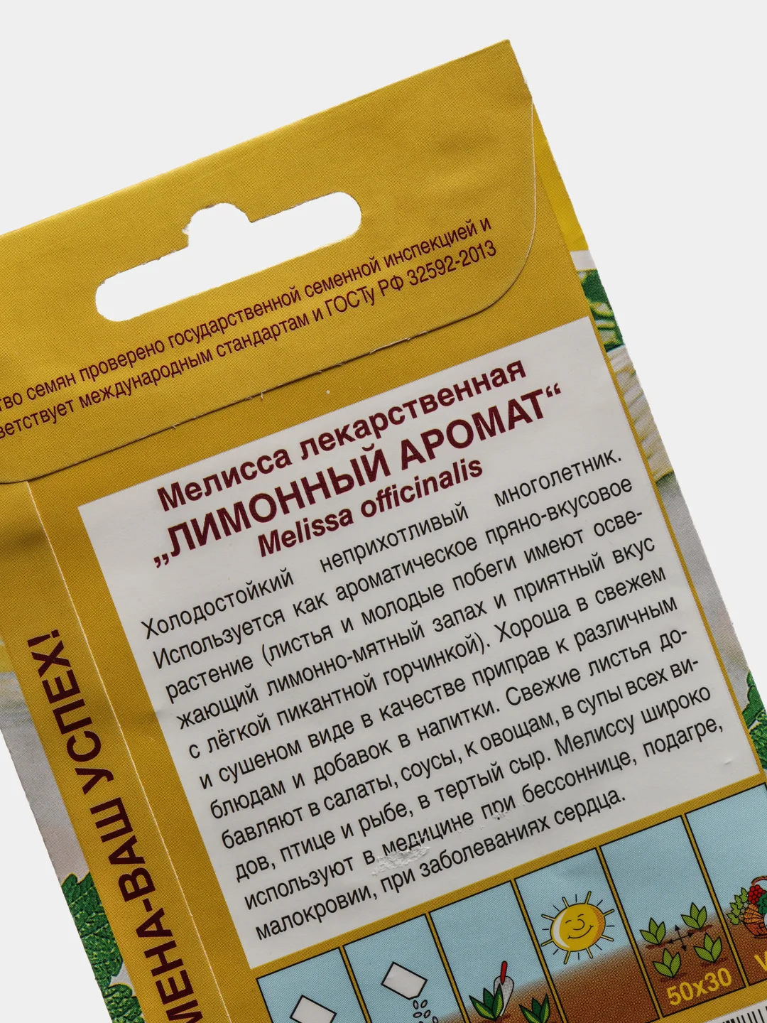 Мелисса, семена цветов