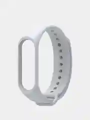 Серебряный ремешок для фитнес браслета, ремешок для Xiaomi Mi Band 3 и Band 4