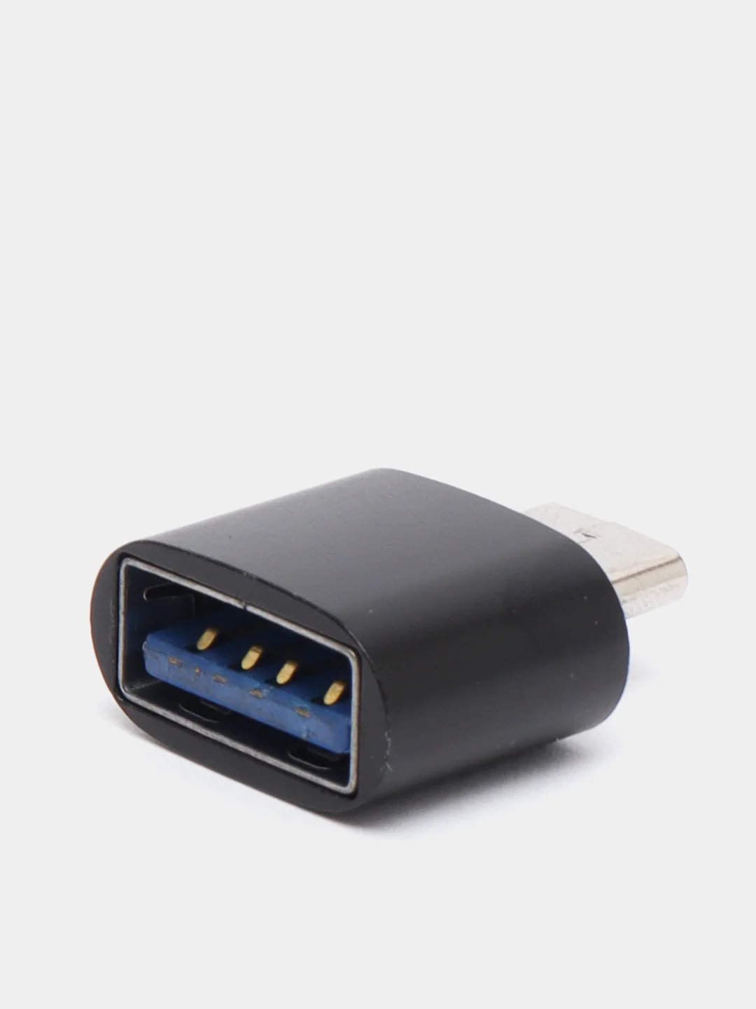 Черный переходник с USB 3.1 на Type-C 3.1