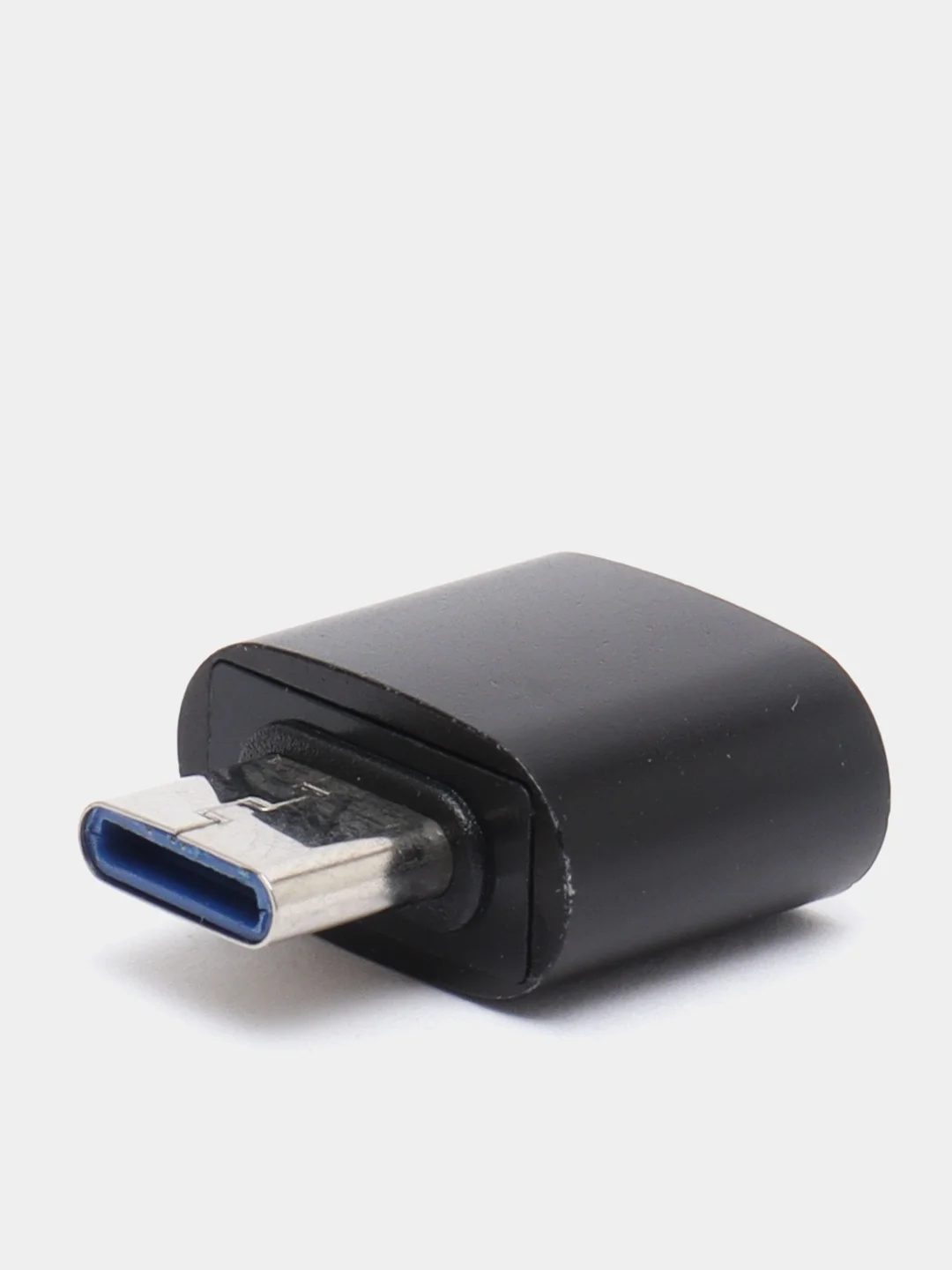 Черный переходник с USB 3.1 на Type-C 3.1
