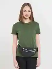 Угольный сумка-бананка поясная, унисекс