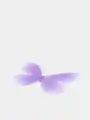 Фиолетовый бабочки шифоновые 6,5 см, 6 см, 5 см, 4,5 см, 3 см, 2 штуки