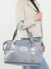 Серый сумка дорожная, с увеличением объема, шоппер, для фитнеса, Tavel I FittnesI Shopper