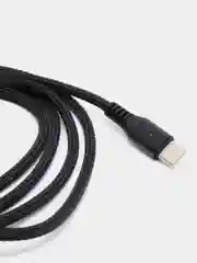 Черный кабель для зарядки телефона Micro-USB