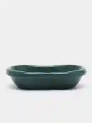 Зеленый мыльница открытая с решеткой