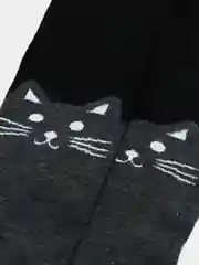 Серебряный колготки Кошка детские и подростковые