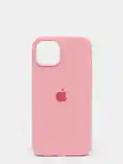 Розовый чехол Silicone Case для iPhone 13 с закрытым низом