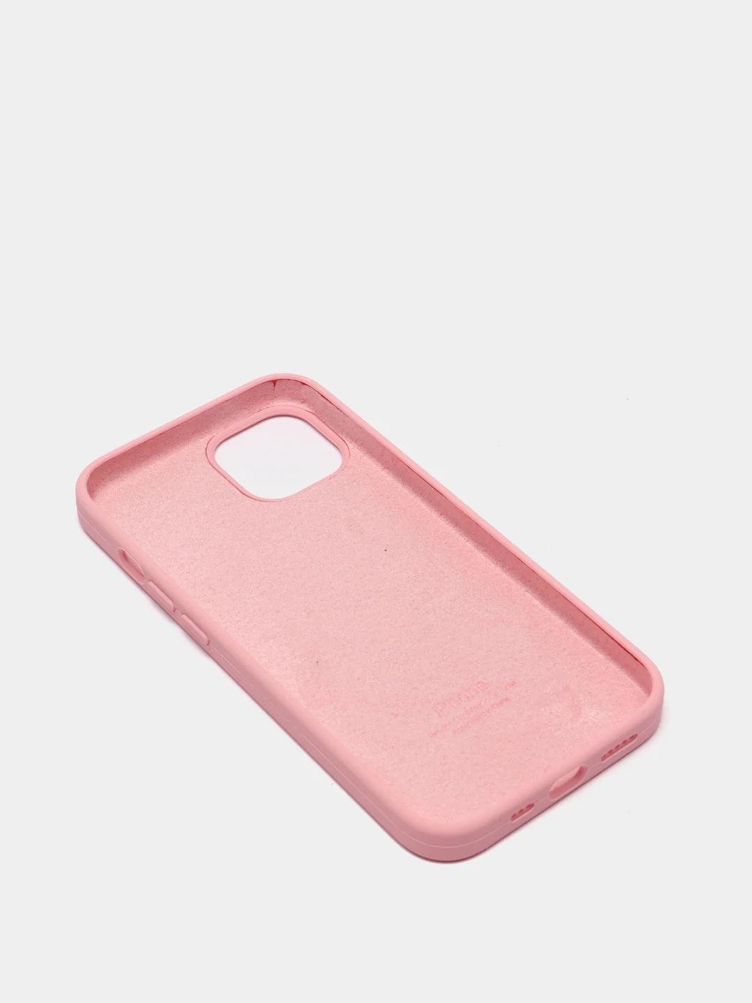 Розовый чехол Silicone Case для iPhone 13 с закрытым низом