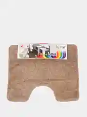 Коричневый коврик для туалета Icarpet "Актив", 50 х 60