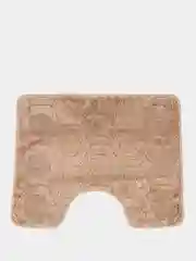Коричневый коврик для туалета Icarpet "Актив", 50 х 60
