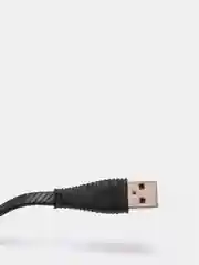 Черный кабель для зарядки LENYES LC 25см Lightning , Type-C, micro-USB
