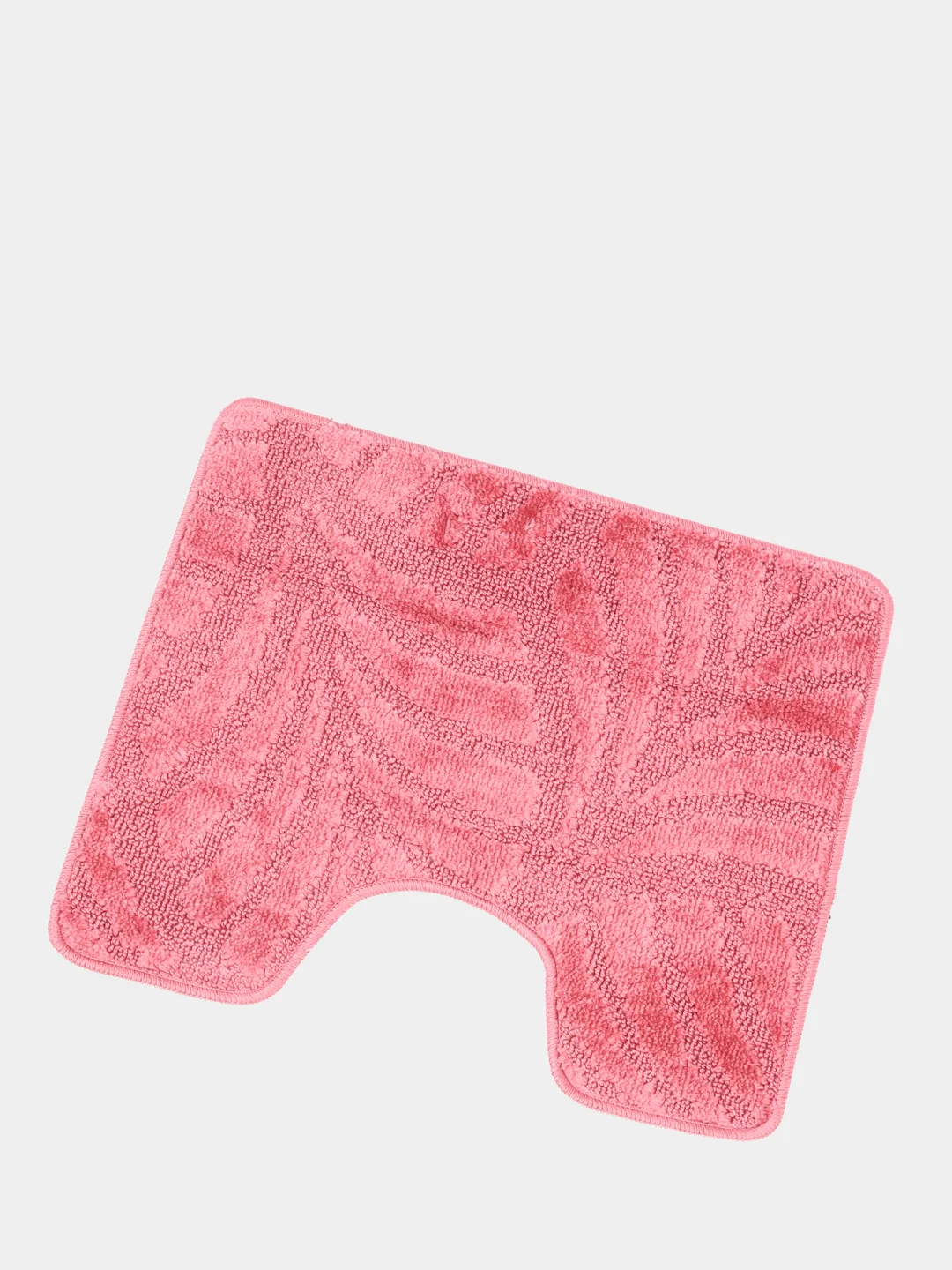 Кораллово-розовый коврик для туалета Icarpet "Актив", 50 х 60