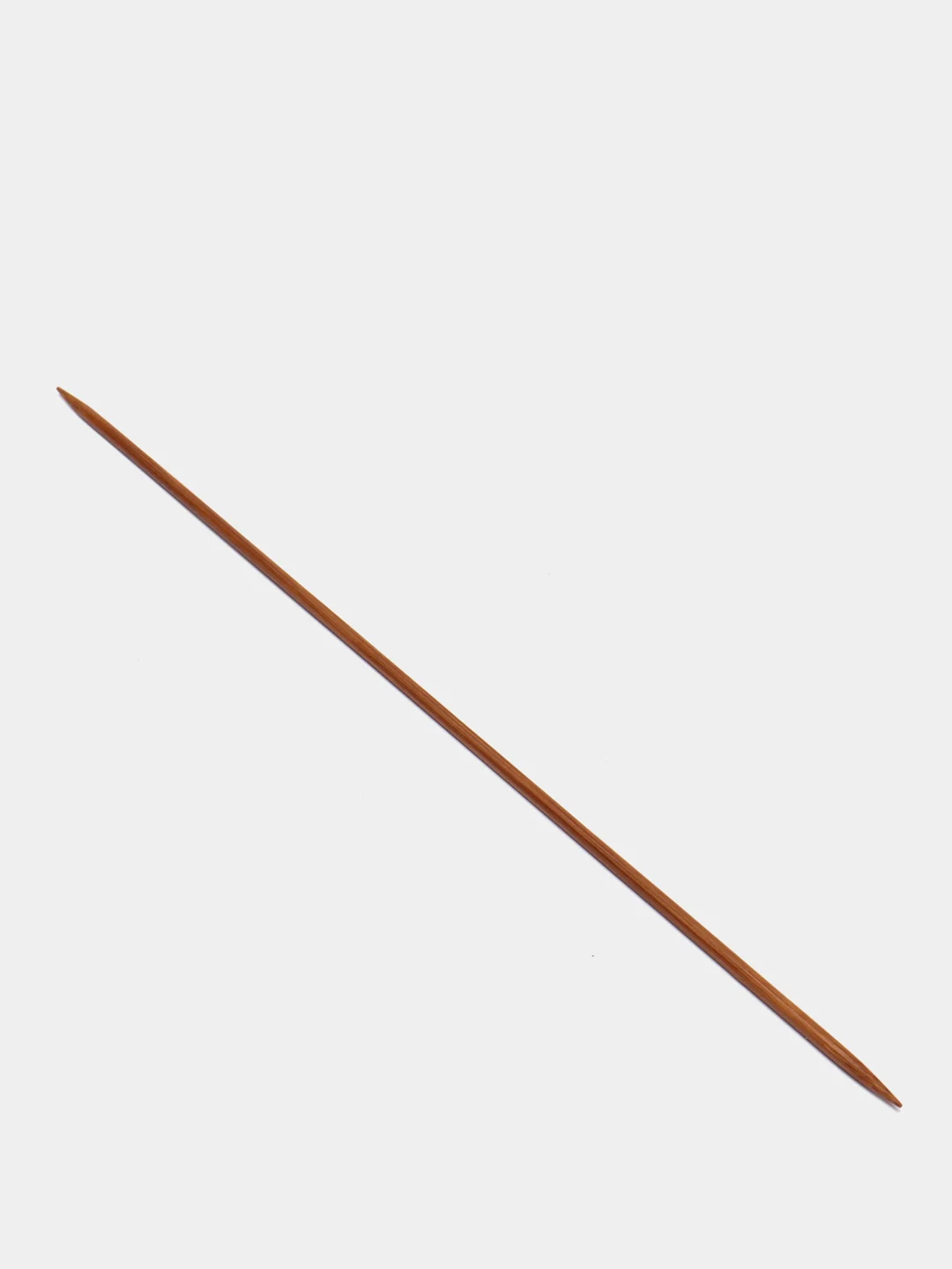 Спицы для вязания, чулочные, 25 см, 5 шт, бамбук, d - 6/4/3 мм