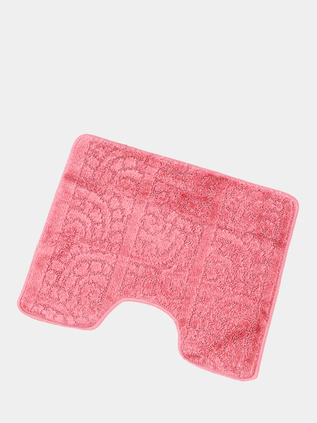 Кораллово-розовый коврик для туалета Icarpet "Актив", 50 х 60