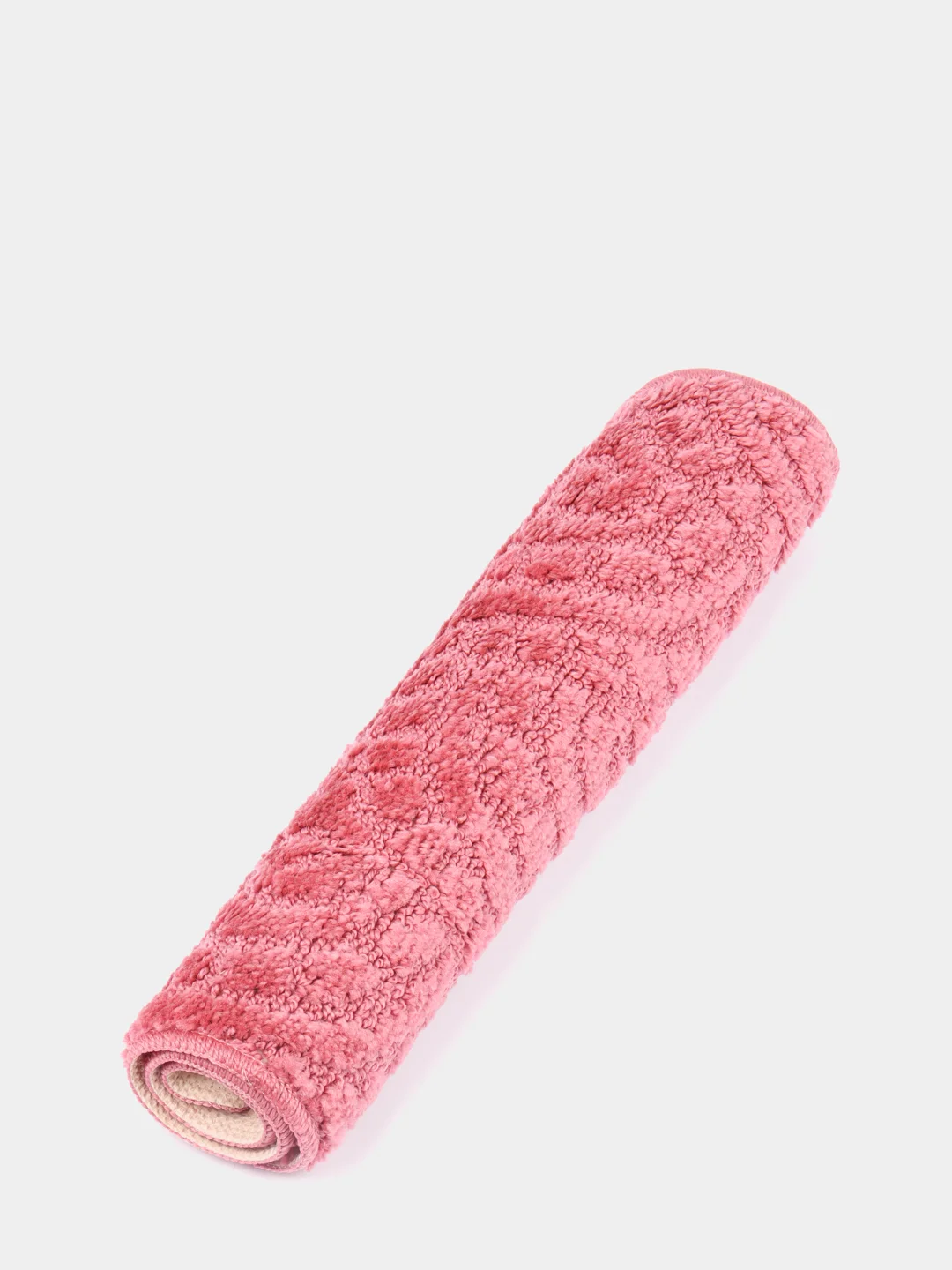 Кораллово-розовый коврик для туалета Icarpet "Актив", 50 х 60