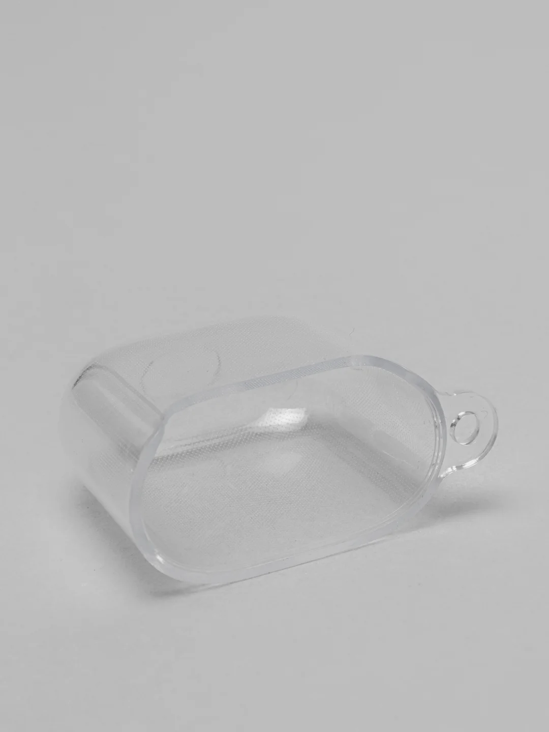 Прозрачный чехол для Apple Airpods 1/2, прозрачный, силиконовый