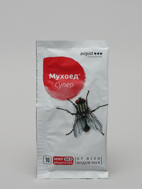 Средство Мухоед "Супер" от мух в помещениях, 10 г