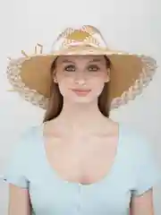 Коричневый шляпа женская