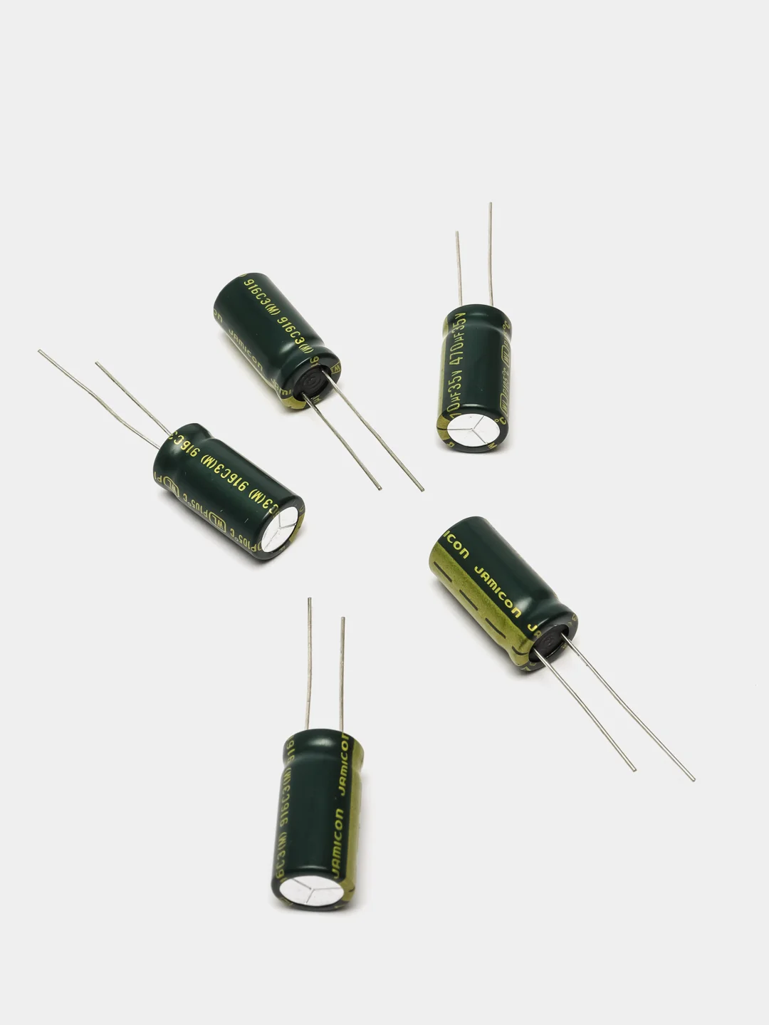 5 штук 470мкФ 35в Конденсатор LOW ESR 470UF 35V 105C 10х20 WL JAMICON