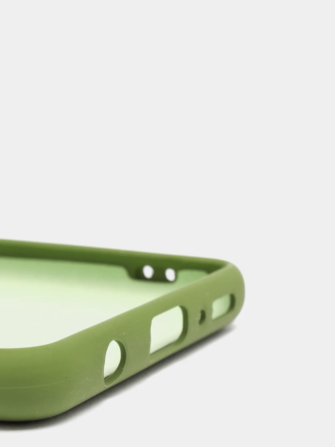 Зеленый чехол Samsung Galaxy A31, Самсунг Галакси А31 силиконовый Silicone Cover