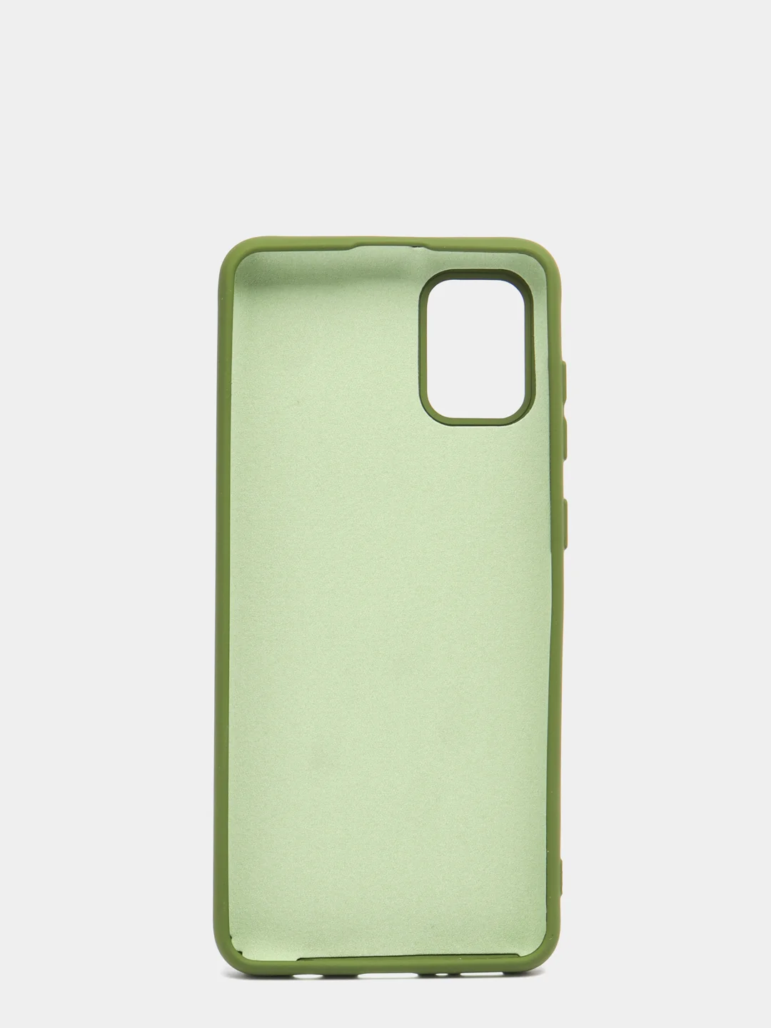 Зеленый чехол Samsung Galaxy A31, Самсунг Галакси А31 силиконовый Silicone Cover