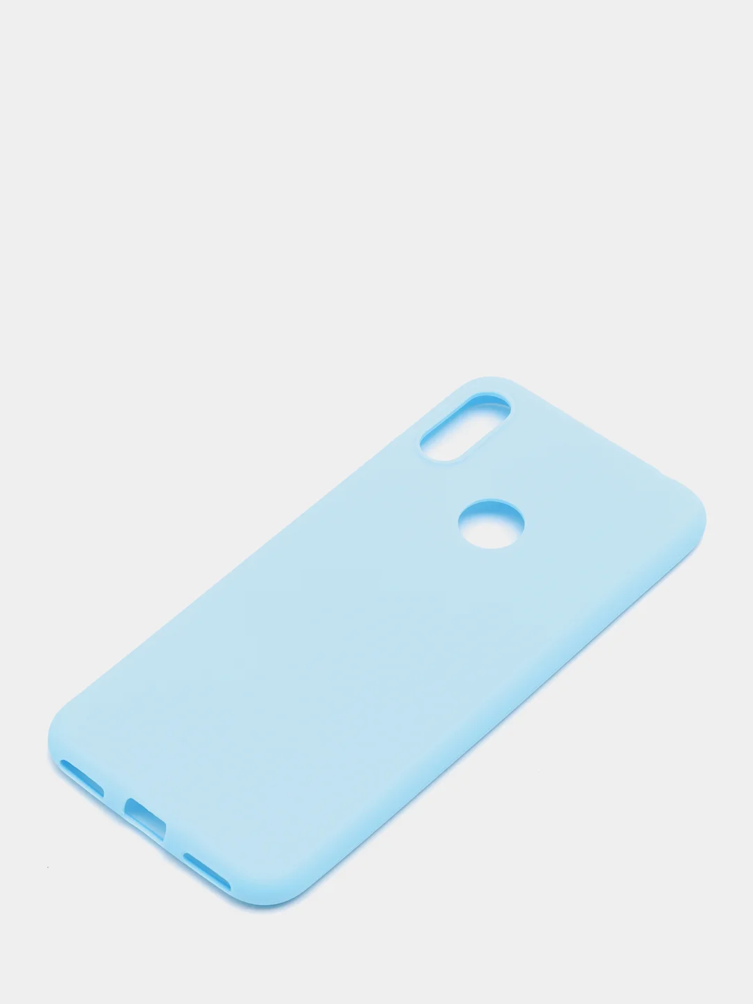 Голубой чехол силиконовый Honor 8A / 8А Prime / Huawei Y6 2019 / У6 Prime 2019 / Y6s, Хонор 8А