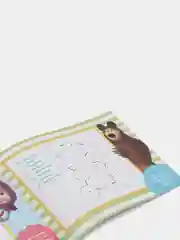 Лимонный прописи Маша и Медведь,Печатные буквы, Цифры