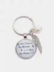Брелок - "Not Sisters By Blood But Sisters By Heart"
