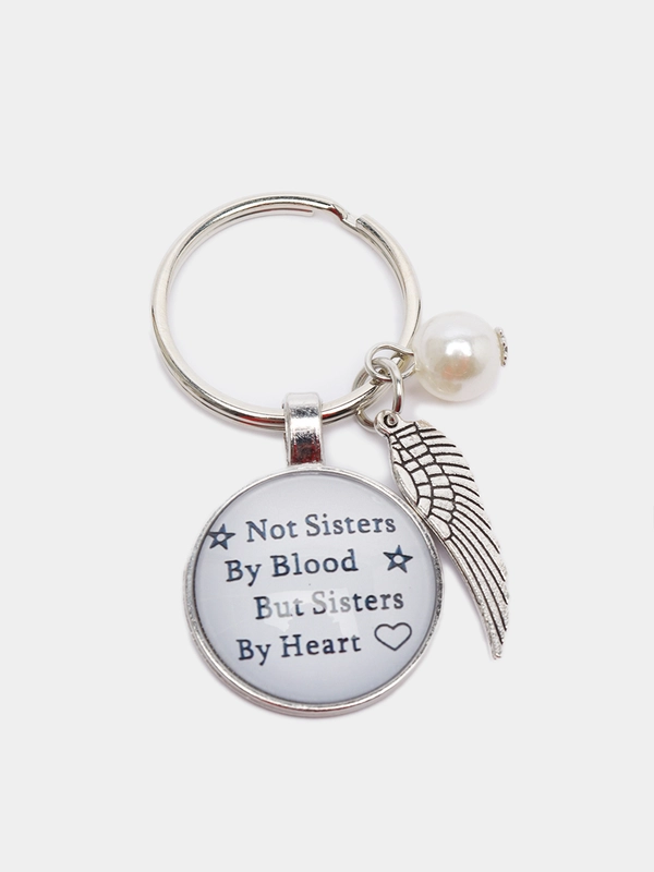 Брелок - "Not Sisters By Blood But Sisters By Heart"