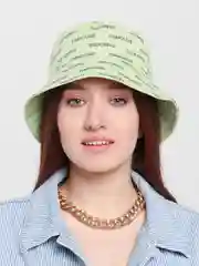 Зеленый панама летняя двусторонняя