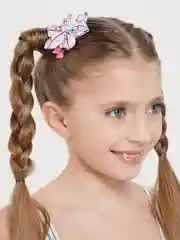 Белый зажим для волос "Ты самая"