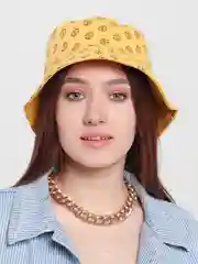 Желтый панама двусторонняя летняя