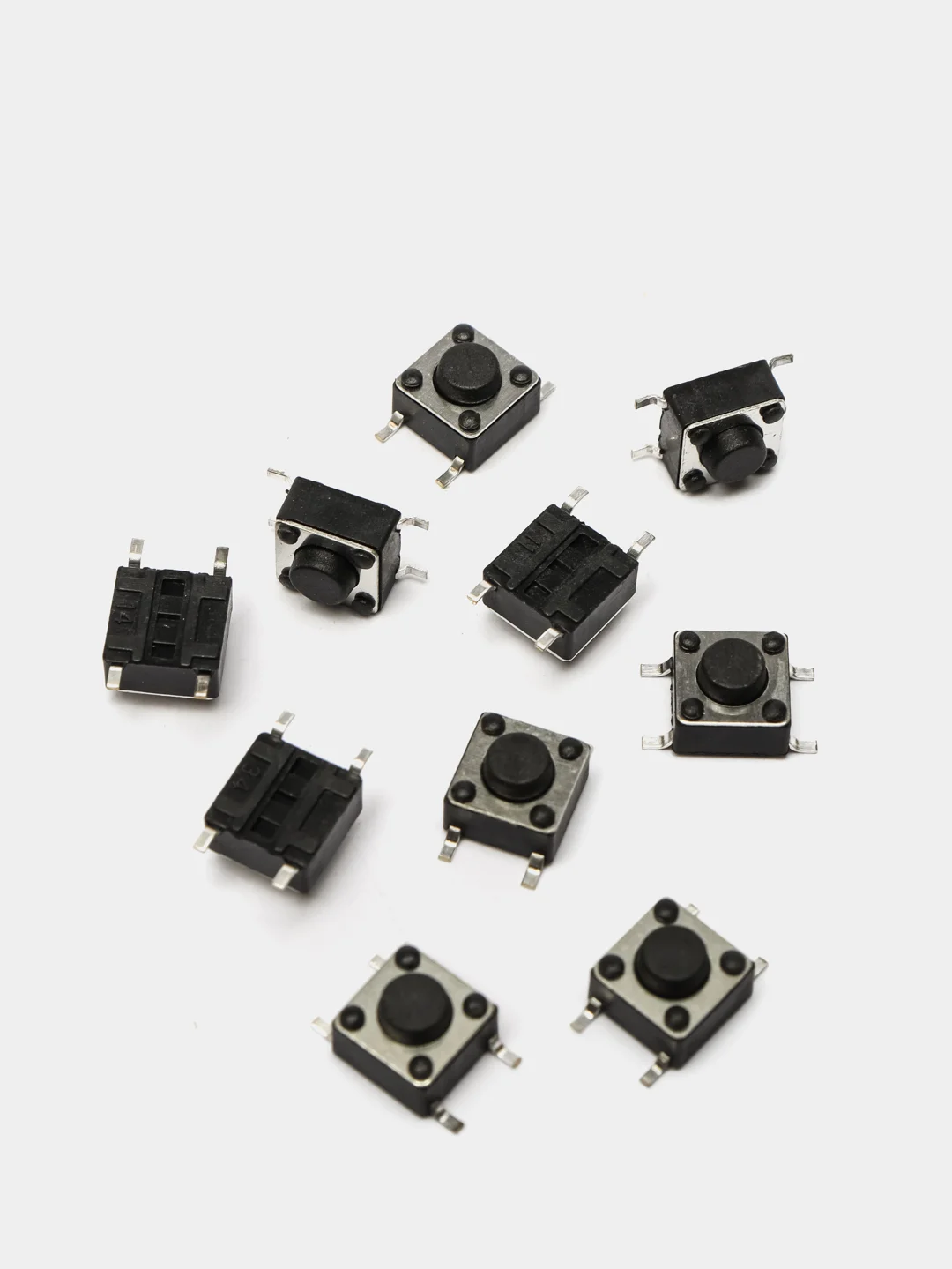 10 штук Кнопка тактовая 6*6*4.3мм SMD KAN0641-0431B микрокнопка