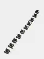 10 штук Кнопка тактовая 6*6*4.3мм SMD KAN0641-0431B микрокнопка