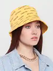 Желтый панама летняя двусторонняя