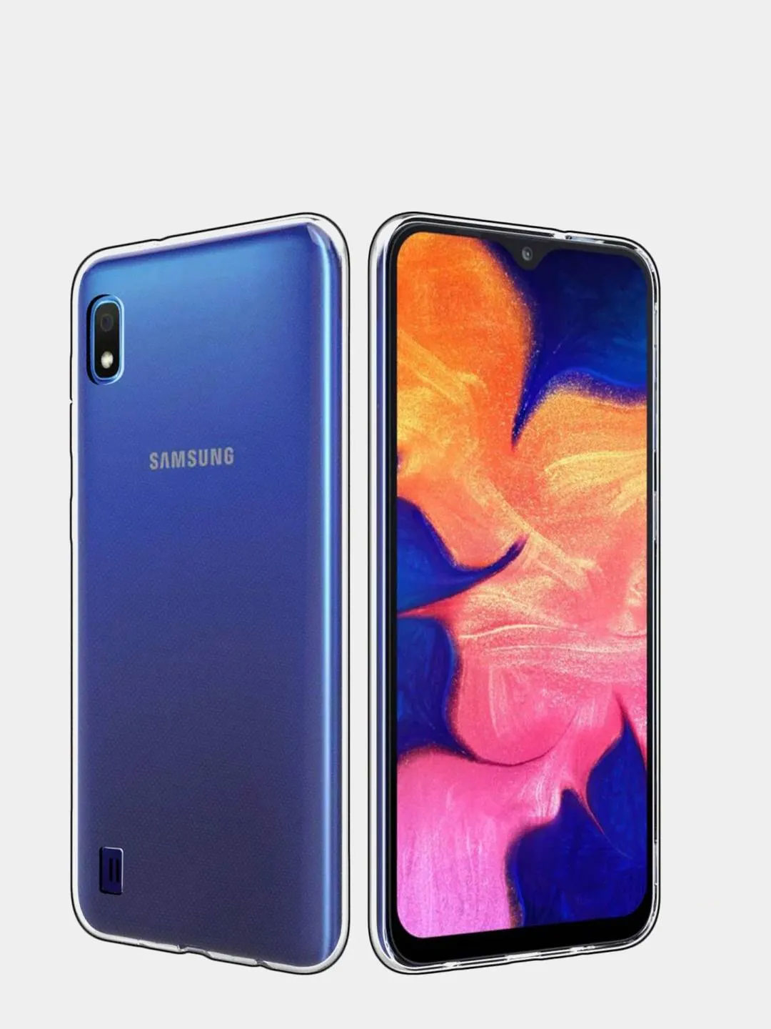 Чехол прозрачный силиконовый для Samsung Galaxy A10, Самсунг Галакси А10  купить по цене 49 ₽ в интернет-магазине KazanExpress