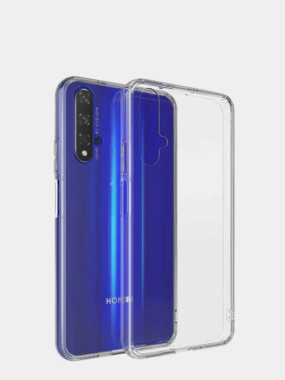 Чехол Huawei Honor 20 / 20 Pro / Nova 5T прозрачный силиконовый (Хуавей Хонор 20 Нова 5Т)