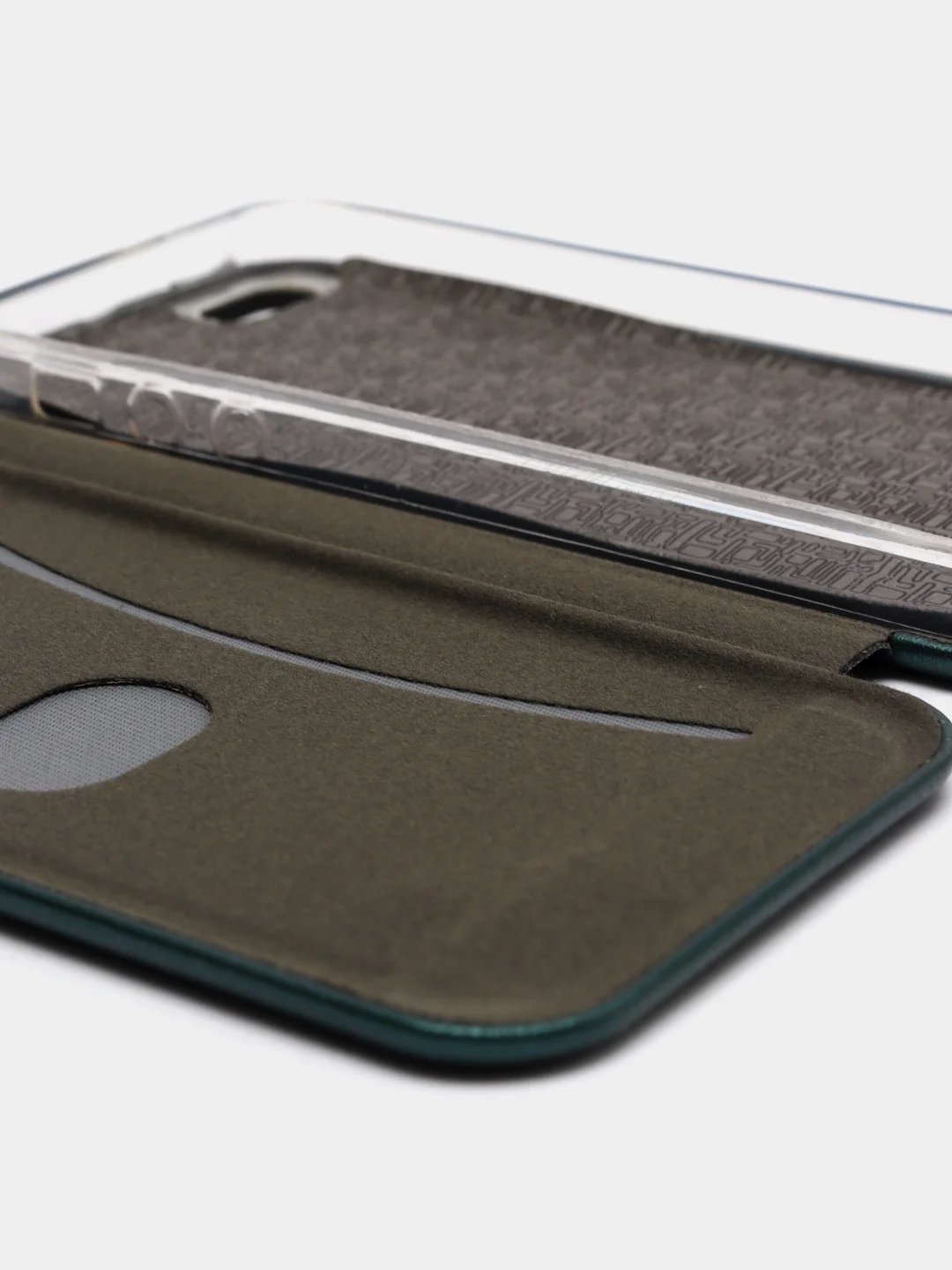 Зеленый чехол-книжка iPhone 5 / iPhone SE