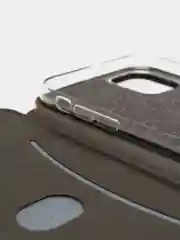 Коричневый чехол книжка iPhone 11