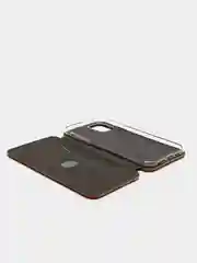 Коричневый чехол книжка iPhone 11