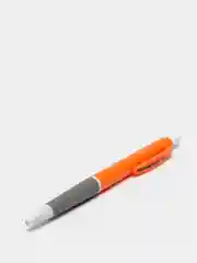 Оранжевый ручка шариковая с резиновой вставкой, 4 цвета