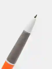 Оранжевый ручка шариковая с резиновой вставкой, 4 цвета